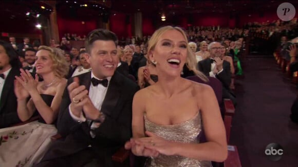 Scarlett Johansson, Colin Jost lors de 92ème cérémonie des Oscars 2020 à Los Angeles, Californie, Etats-Unis, le 9 février 2020.