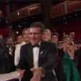 Renée Zellweger et Antonio Banderas assistent à la 92ème cérémonie des Oscars au Dolby Theatre. Los Angeles, le 9 février 2020.