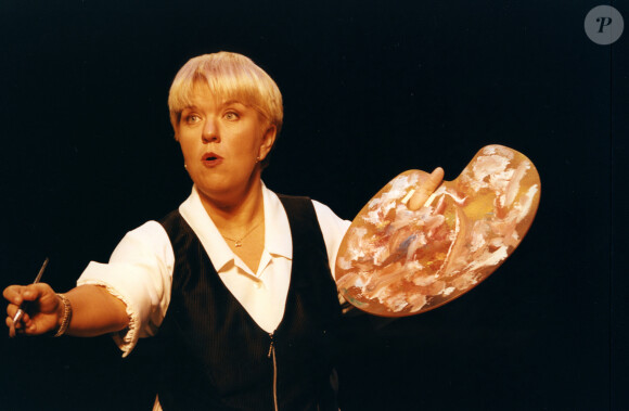 Mimie Mathy au théâtre du Splendid à Paris, en 1994.