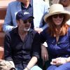 Bruno Solo et sa femme Véronique dans les tribunes lors des internationaux de France de Roland Garros à Paris, le 31 mai 2017. © Dominique Jacovides - Cyril Moreau/ Bestimage