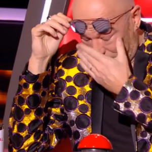 Pascal Obispo très ému devant des talents - Extrait de l'émission "The Voice" diffusée samedi 15 février 2020, TF1