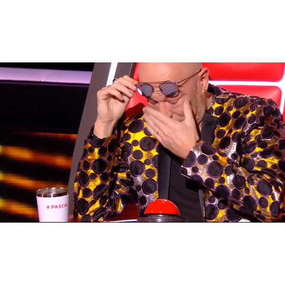 Pascal Obispo très ému devant des talents - Extrait de l'émission "The Voice" diffusée samedi 15 février 2020, TF1