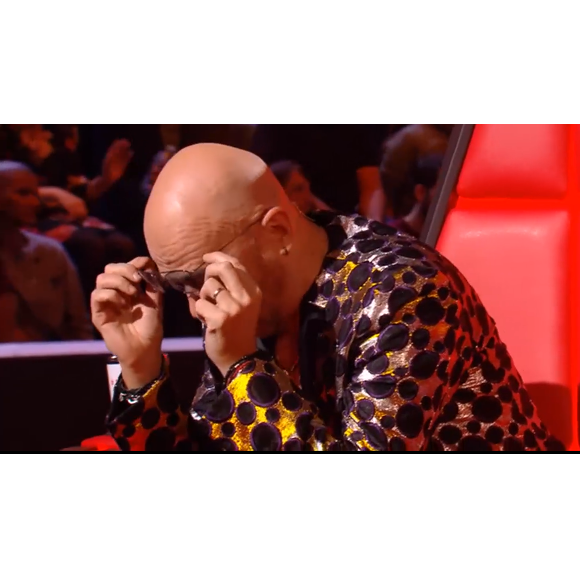 Pascal Obispo très ému devant des talents - Extrait de l'émission "The Voice" diffusée samedi 15 février 2020, TF1