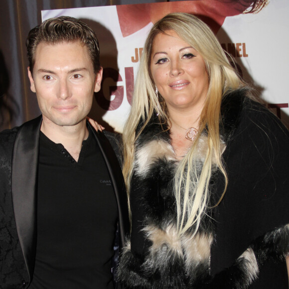 Loana Petrucciani et son compagnon Frédéric Cauvin - Jean-Pierre Danel reçoit son disque d'or du DVD pour "Guitar Tribute" lors d'une soirée à l'hôtel Burgundy à Paris, le 7 avril 2016. © Baldini/Bestimage