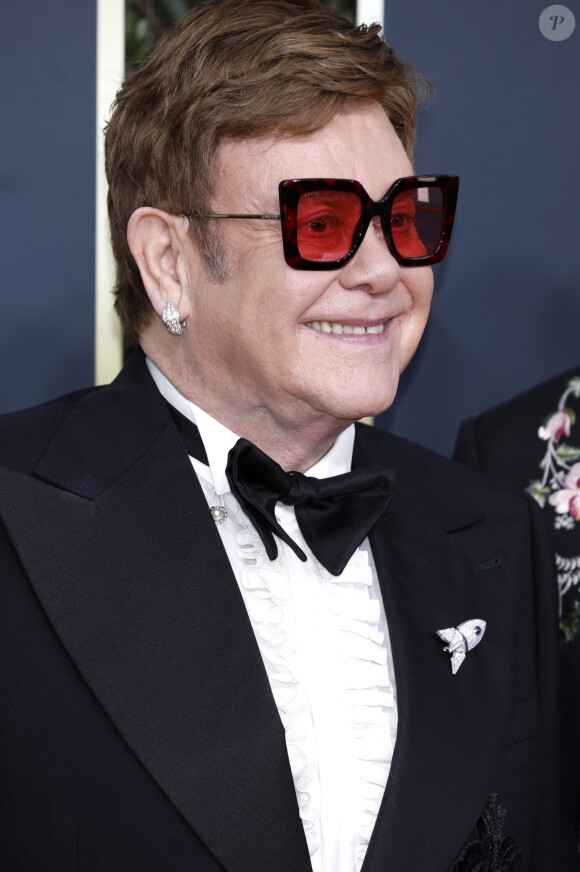 Elton John - Photocall de la 77ème cérémonie annuelle des Golden Globe Awards au Beverly Hilton Hotel à Los Angeles, le 5 janvier 2020. © Future-Image via ZUMA Press / Bestimage
