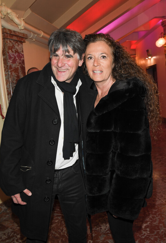 Tex et sa femme Béatrice - Marcel Campion fête son 80ème anniversaire au cirque d'hiver à Paris le 17 février 2020. © Coadic Guirec- Rachid Bellak/Bestimage