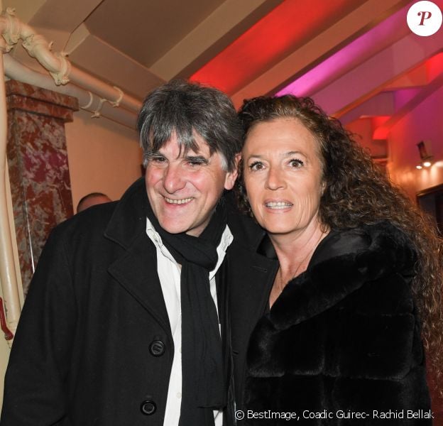 Tex et sa femme Béatrice - Marcel Campion fête son 80ème anniversaire au cirque d'hiver à Paris le 17 février 2020. © Coadic Guirec- Rachid Bellak/Bestimage