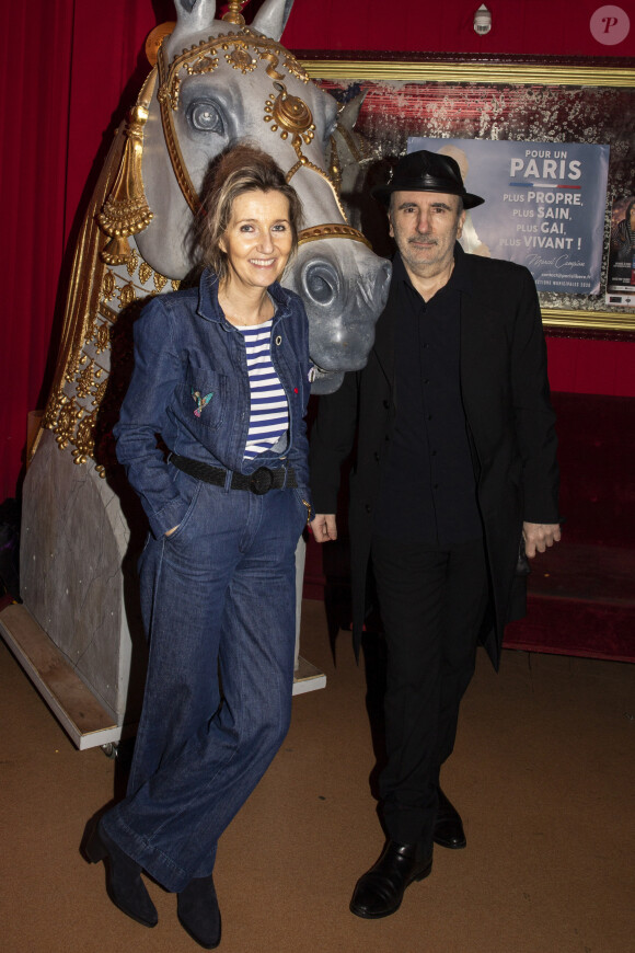 Philippe Harel avec sa femme Sylvie Bourgeois - Marcel Campion fête son 80ème anniversaire au cirque d'hiver à Paris le 17 février 2020. © Jack Tribeca/Bestimage