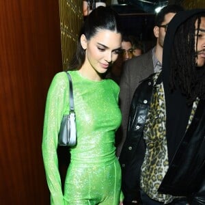 Kendall Jenner et Luka Sabbat assistent à l'after-party SONY après la cérémonie des "Brit Awards 2020" au Standard Hotel à Londres, le 18 février 2020.