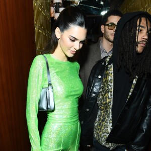 Kendall Jenner et Luka Sabbat assistent à l'after-party SONY après la cérémonie des "Brit Awards 2020" au Standard Hotel à Londres, le 18 février 2020.