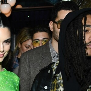 Kendall Jenner et Luka Sabbat assistent à l'after-party SONY après la cérémonie des "Brit Awards 2020" au Standard Hotel à Londres, le 18 février 2020.