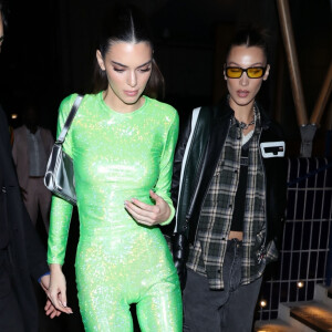 Kendall Jenner et Bella Hadid ont assisté à l'after party SONY après la cérémonie des "Brit Awards 2020" au Standard Hotel à Londres, le 18 février 2020.