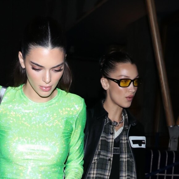 Kendall Jenner et Bella Hadid ont assisté à l'after party SONY après la cérémonie des "Brit Awards 2020" au Standard Hotel à Londres, le 18 février 2020.