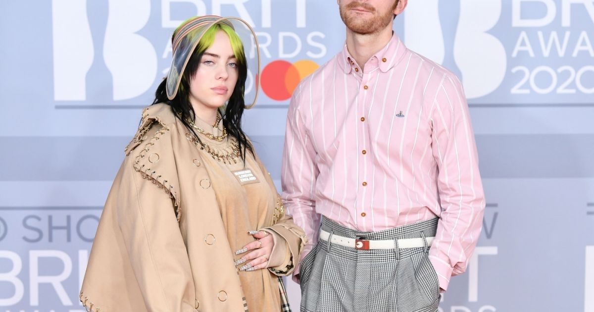 Billie Eilish et son frère Finneas O'Connell assistent aux BRIT
