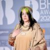Billie Eilish assiste aux BRIT Awards 2020 à l'O2. Londres, le 18 février 2020.