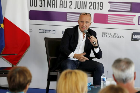 Dominique Rizet, journaliste à BFMTV durant la première journée du 24ème festival du livre de Nice le 31 mai 2019. © Dylan Meiffret/Nice-Matin/Bestimage31/05/2019 - Nice