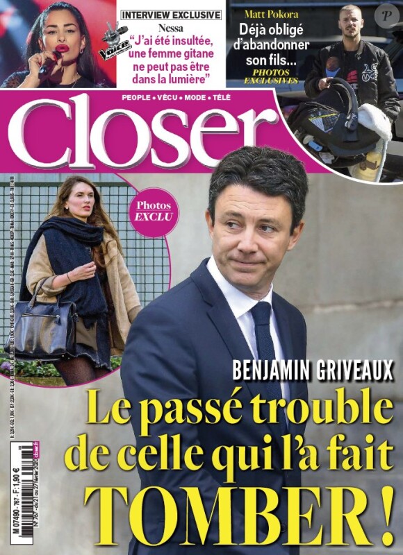 Nouvelle couverture du magazine Closer, en kiosques vendredi 21 février 2020