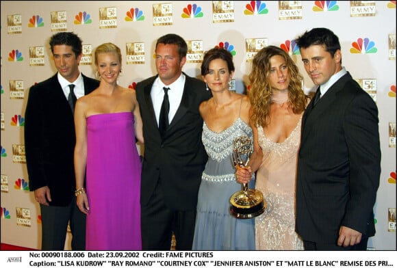 Le casting de "Friends" à la 54e cérémonie des Emmy Awards le 23 septembre 2002.