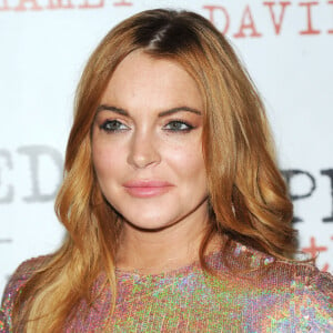 Lindsay Lohan à la soirée "Speed-the-Plow" à Londres le 2 octobre 2014.