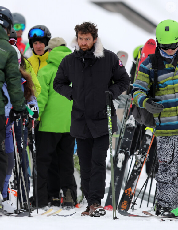 Exclusif - Pascal Balland - Laeticia Hallyday et son compagnon Pascal Balland lors d'une journée au ski à la station "Big Sky" dans le Montana avec leurs filles respectives, le 16 février 2020.
