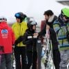 Exclusif - Philippe Stouvenot, Jade Hallyday et Pascal Balland - Laeticia Hallyday et son compagnon Pascal Balland lors d'une journée au ski à la station "Big Sky" dans le Montana avec leurs filles respectives, le 16 février 2020.