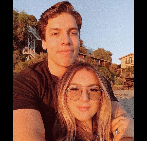 Joseph Baena et sa petite-amie Nicky Dodaj sur Instagram. Le 14 février 2020.