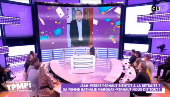 Nathalie Marquay évoque ses inquiétudes vis-à-vis de Jean-Pierre Pernaut dans "Touche pas à mon poste" - mardi 25 février 2020, C8