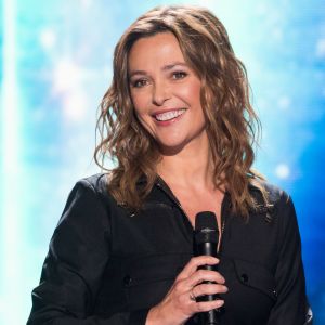 Exclusif - Sandrine Quétier - Enregistrement de l'émission "La Boîte à secrets 3" à Paris, présentée par F.Bollaert, et qui sera diffusée le 7 février sur France 3. Le 22 janvier 2020 © Tiziano Da Silva / Bestimage