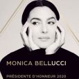 Monica Bellucci, présidente d'honneur de la 15e cérémonie des Globes qui se déroulera le 14 mars 2020 à la salle Wagram, à Paris.