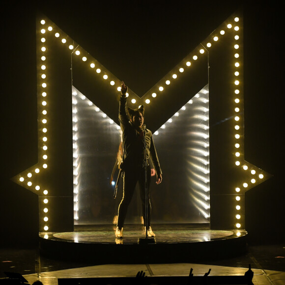 Matthieu Chedid (M) en concert au palais Nikaia lors de sa tournée "Grand Petit Concert" à Nice le 24 novembre 2019. © Lionel Urman/Bestimage