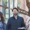 Exclusif - Brandon Jenner se balade avec sa compagne Cayley Stoker enceinte dans le quartier de Malibu à Los Angeles, le 17 février 2020