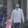 Exclusif - Brandon Jenner fait ses courses avec sa fille Eva après sa séparation avec sa femme Leah Felder à Malibu le 5 octobre 2018.