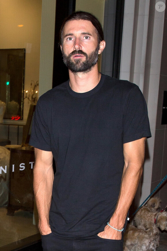 Exclusif - Brandon Jenner arrive à une soirée privée au Catch à Los Angeles, sa première sortie depuis son divorce. Le 30 septembre 2018.