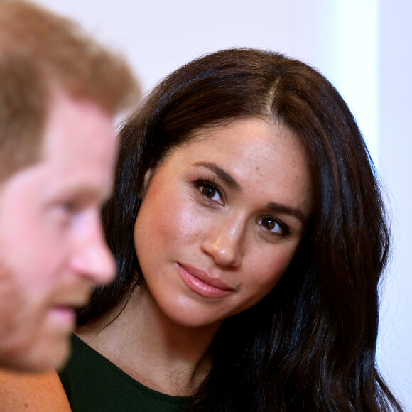 Le prince Harry, duc de Sussex, et Meghan Markle, duchesse de Sussex, lors de la soirée des WellChild Awards à l'hôtel Royal Lancaster à Londres le 15 octobre 2019.