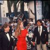 Emmanuelle Seigner et Roman Polanski au Festival de Cannes en 1990.