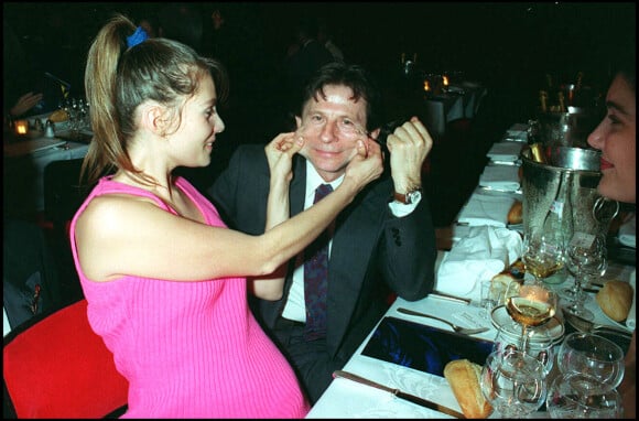 Emmanuelle Seigner et Roman Polanski au Lido en 1994.