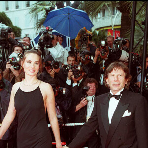 Emmanuelle Seigner et Roman Polanski au Festival de Cannes en 1997.