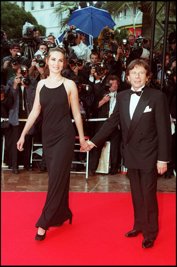 Emmanuelle Seigner et Roman Polanski au Festival de Cannes en 1997.
