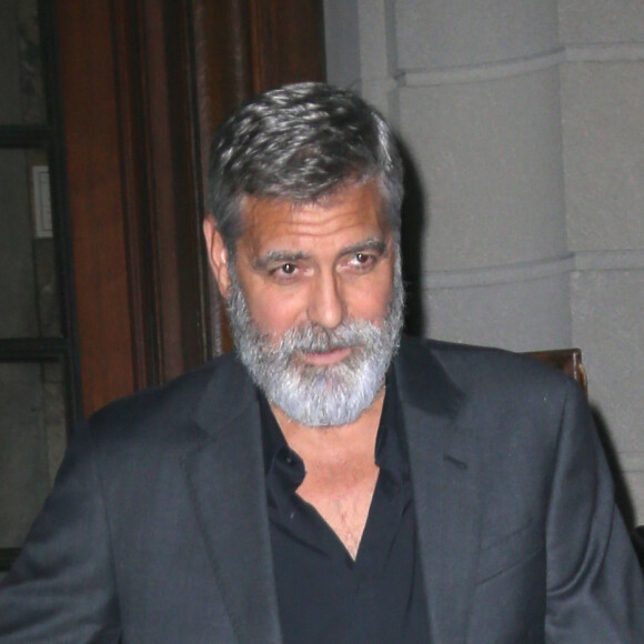 George et Amal Clooney sortent pour la soirée à New York, le 1er octobre 2019.