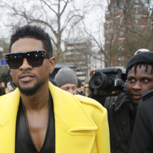 Usher - Arrivées au défilé de mode prêt-à-porter automne-hiver 2020/2021 Balmain à Paris le 28 février 2020.
