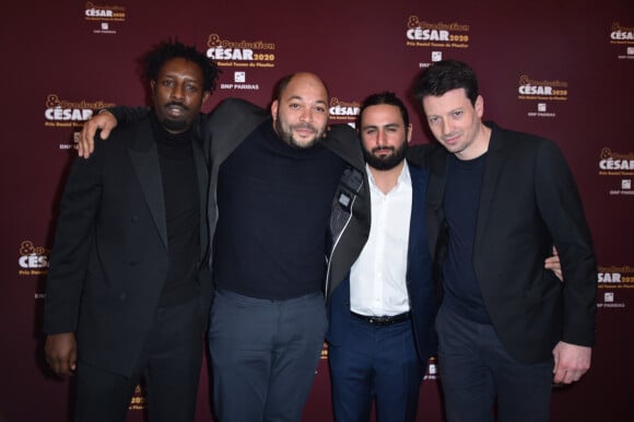 Ladj Ly, Toufik Ayadi et Christophe Barral (Les Misérables) - 47e soirée de César & Production à l'Hotel George V à Paris le 24 février 2020. © Giancarlo Gorassini/Bestimage