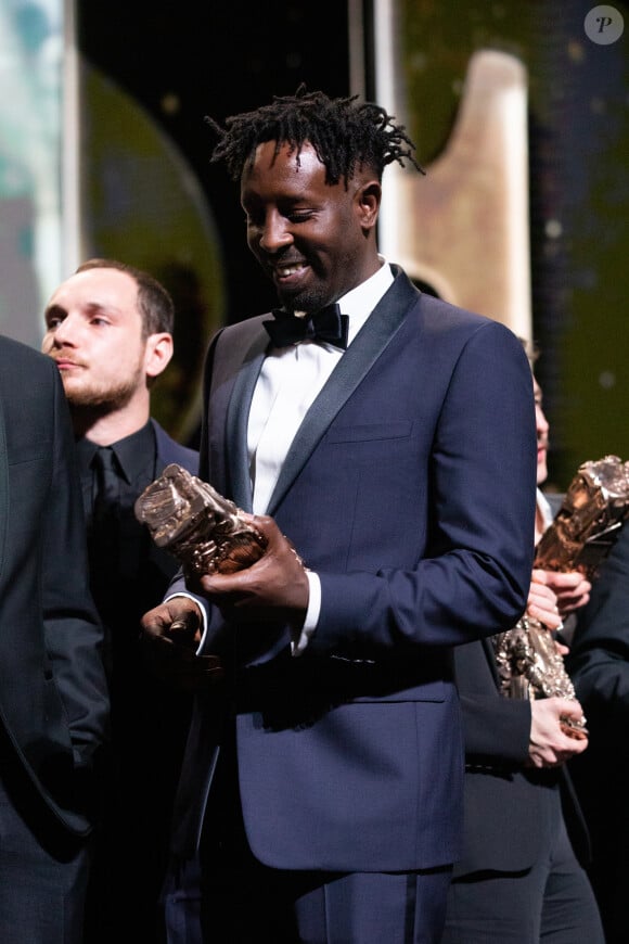 Ladj Ly, César du public et du meilleur film pour Les Misérables lors de la 45ème cérémonie des César à la salle Pleyel à Paris le 28 février 2020 © Olivier Borde / Dominique Jacovides / Bestimage