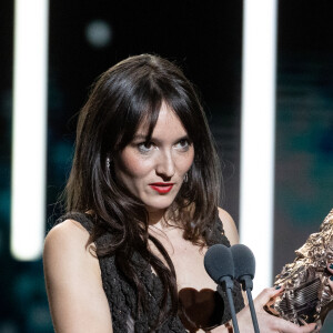 Anaïs Demoustier, César de la meilleure actrice pour le rôle d'Alice Heimann dans Alice et le Maire lors de la 45ème cérémonie des César à la salle Pleyel à Paris le 28 février 2020 © Olivier Borde / Dominique Jacovides / Bestimage