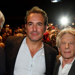 Carole Chrétiennot, Alain Goldman, Jean Dujardin, Roman Polanski, Daniel et Nathalie Benoin durant la soirée de clôture de la 1ere édition du Festival Ciné Roman à Nice le 26 octobre 2019. © Bruno Bebert / Bestimage