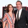 Jean Dujardin et sa femme Nathalie Péchalat - Red carpet pour le film "J'accuse!" lors du 76ème festival du film de venise, la Mostra le 30 Août 2019.