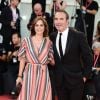 Jean Dujardin et sa femme Nathalie Péchalat - Red carpet pour le film "J'accuse!" lors du 76ème festival du film de venise, la Mostra le 30 Août 2019.