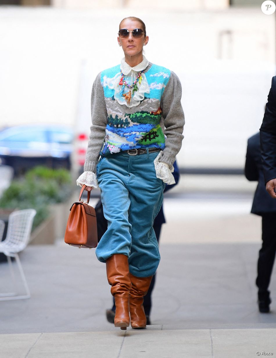 Céline Dion à New York, le 28 février 2020. - Purepeople