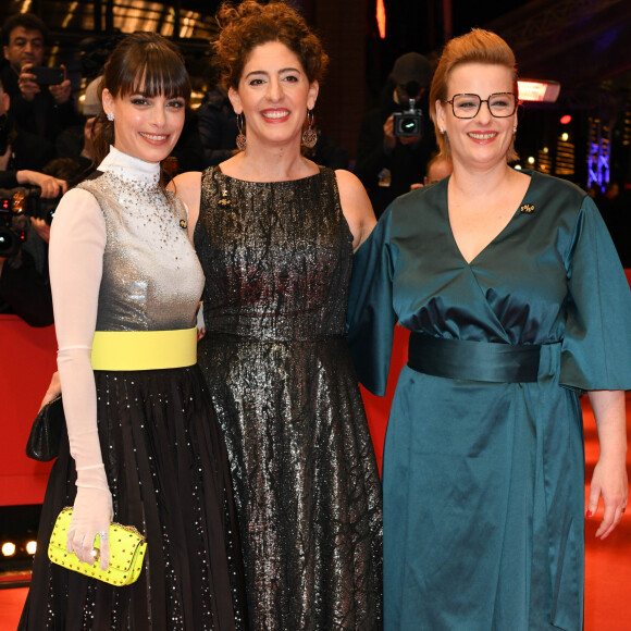 Bettina Brokemper, Annemarie Jacir, Bérénice Bejo à la cérémonie de clôture de la 70ème édition du festival international du film de Berlin (La Berlinale 2020), le 29 février 2020.