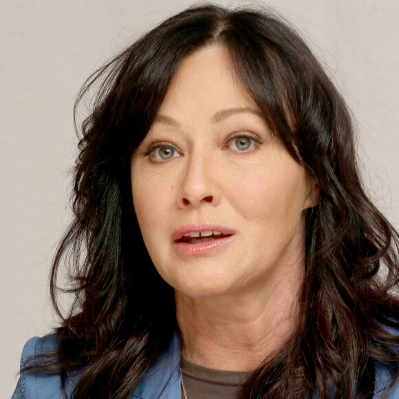 Shannen Doherty - Conférence de presse de la série "BH90210" à Los Angeles. Le 8 août 2019. @Munawar Hosain/Startraks/ABACAPRESS.COM