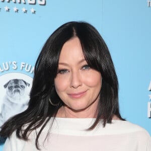 Shannen Doherty au photocall des 9e "American Humane Hero Dog Awards" à Los Angeles, le 5 octobre 2019.